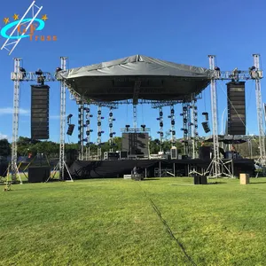 Groothandel Podium Verlichting Truss Gebogen Dak Truss Voor Concert Stage Driehoek Dak Outdoor Truss Systeem