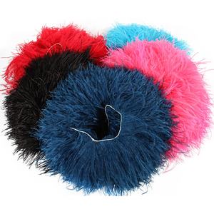 188色縫製ダチョウの羽がフリンジをコードの羽にトリミングタッセルフリンジレース生地ウェディングドレスアクセサリー - Product Image 4