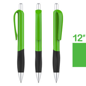 ट्यूब बॉल पेन अच्छी गुणवत्ता प्लास्टिक प्रचार प्लास्टिक थोक स्वनिर्धारित लोगो कलम Ballpoint कलम क्लिक करें गद्दी मुद्रण काले - Product Image 6