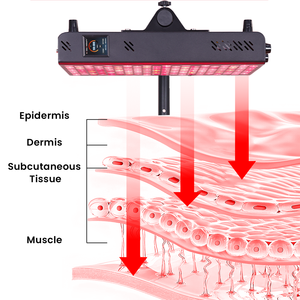 Panel de Terapia de Luz LED de Grado Médico IDEARED de 5 Longitudes de Onda, Panel de Terapia de Luz Infrarroja y Roja para Uso Doméstico - Product Image 3