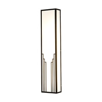 Nouvelle applique murale extérieure LED de style chinois en acier inoxydable, étanche, pour villas et hôtels, prix de liquidation