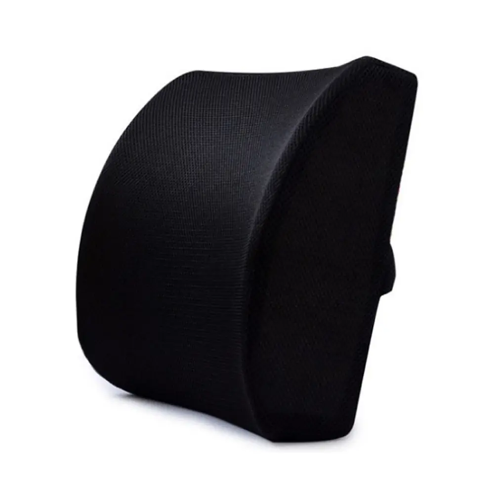 Hot Sale Wholesale Breathable Lumbar office Chair Cushion Memory Foam Back Rest Support Cushion car waist pillow