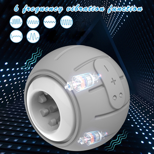 Portatile vibrante maschio masturbatore tazza 6 modalità pene Trainer manica morbida giocattolo del sesso ricaricabile per gli uomini vibratore per la masturbazione - Product Image 3