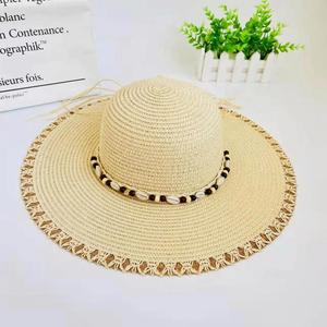 หมวกปีกกว้างขายส่งสำหรับผู้หญิง เหมาะสำหรับชายหาด ฤดูร้อน กันแดด ท่องเที่ยว ปั่นจักรยาน - Product Image 2