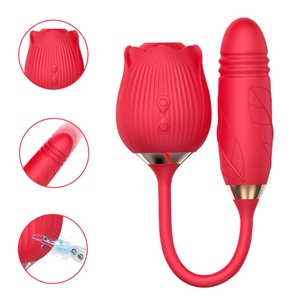Vibrador <span class=keywords><strong>de</strong></span> Succión para Vagina con Forma <span class=keywords><strong>de</strong></span> Rosa para Mujeres, Estimulador <span class=keywords><strong>de</strong></span> Clítoris, Punto G y Pezones, Juguete Sexual Potente para Parejas - Product Image 4
