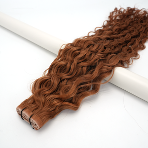 Extensiones de Cabello Humano Remy Virgen de Doble Trama con Ondas y Rizos de Calidad Profesional, Color Personalizado, Estilo Mariposa - Product Image 5