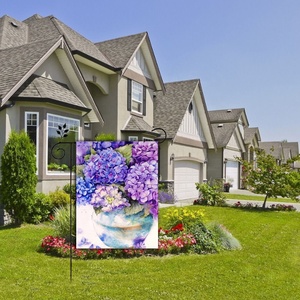 Drapeau d'hiver en lin épais, drapeau à fleurs en lin, de 12 à 18 pouces, nouvelle Version <span class=keywords><strong>2022</strong></span> - Product Image 2