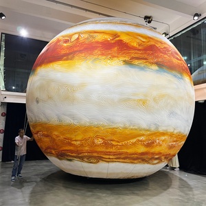 Ballon publicitaire gonflable géant à thème spatial Vénus/<span class=keywords><strong>Mars</strong></span>/Saturne avec éclairage LED de 19,69 pieds, décoration planétaire gonflable géante - Product Image 1