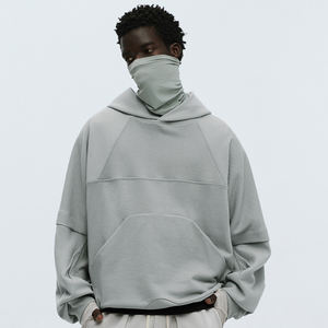 יצרני בגדים וופל-סריג קפוצ 'ון, גברים של סתיו החורף לגברים גופיות בגודל יתר פונקציונלי גודל overdie - Product Image 1