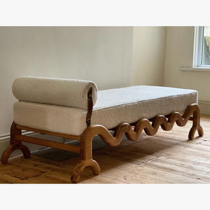 Chaise de canapé en bois massif de style nordique, banc design antique, banc d'entrée, tabouret à chaussures, tabouret de bout de <span class=keywords><strong>lit</strong></span> pour chambre à coucher - Product Image 4