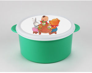Contenitore per Pranzo per Bambini Personalizzabile con Logo, in Polimero per Alimenti, Sublimazione, Moderno Rettangolare 3-6L, Ecologico per la Conservazione della Freschezza - Product Image 2