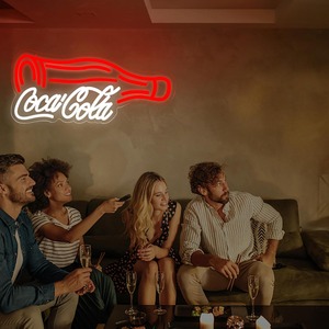 Enseigne néon Cola LED à intensité variable pour la décoration murale de la maison, du centre commercial, du bar, du restaurant, de la fête et du club - Product Image 5