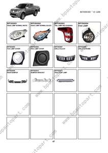 Luz <span class=keywords><strong>de</strong></span> Freno Alta 8334A159 para MITSUBISHI L200 2015 - Product Image 4