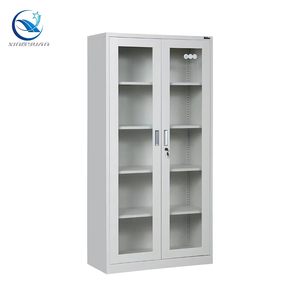 Armoire <span class=keywords><strong>de</strong></span> classement métallique moderne à 2 portes battantes pour écoles et hôpitaux, en acier, pour <span class=keywords><strong>bureau</strong></span> - Product Image 2