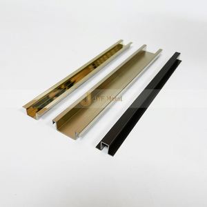 LL301 Customized Professional Modern House Decoration 304 Stainless Steel U-Shape Custom Shape Ceramic <b>Tile</b> Trim - Product Image 3