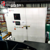 Equipo de Atomización por Inducción al Vacío de Alta Eficiencia Marca CPIE Modelo CPI-VIGA-10, Horno de Fusión por Inducción con Bomba PLC 15kg/h