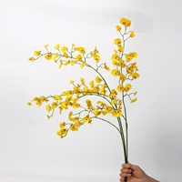 Buket Bunga Anggrek Kupu-kupu Artificial Real Touch 80cm Grosir untuk Dekorasi Rumah dan Pernikahan