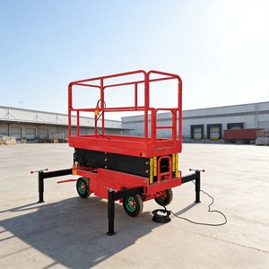 Plateforme élévatrice à ciseaux mobile hydraulique électrique compacte de 6 m pour l'entretien en intérieur - Product Image 1