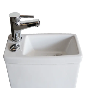 Toilette nouvellement conçue tuvalet <span class=keywords><strong>les</strong></span> chiottes ensemble de salle de bain blanc unique avec lavabo sur la tête toilette occidentale - Product Image 4