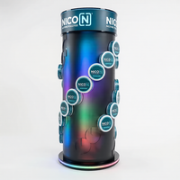 Support d'affichage personnalisé en acrylique LED pour sachets de nicotine, idéal pour la vente de Snus et les boutiques de tabac