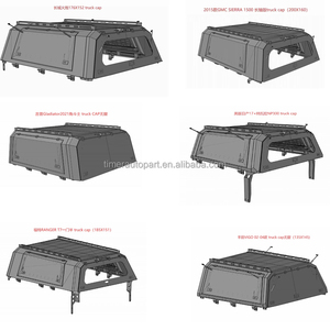 Capot rigide en acier pour pick-up 4x4 tout-terrain, coque de camping, toit rigide pour Ford Ranger Hilux Tundra <span class=keywords><strong>F150</strong></span> - Product Image 3