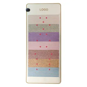 Cuoio bianco 7 chakra di cristallo photon lontano infrarosso pemf mat omi pemf full body mat