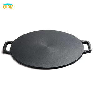 Giá tốt nhất không dính lớp phủ Hàn Quốc nướng PAN hai mặt gang Chảo bánh pizza - Product Image 5