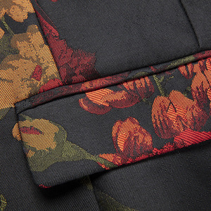 เสื้อสูทเข้ารูปสไต<span class=keywords><strong>ล</strong></span>์เกาหลีเสื้อสูทธุรกิจลำลองกระดุมเดียวสำหรับผู้<span class=keywords><strong>ชาย</strong></span> - Product Image 5