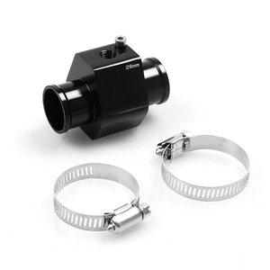 26-40MM 알루미늄 수온 티 센서 어댑터 자동차 개조용 범용 연료/오일 압력 게이지 조인트 맞춤 로고 - Product Image 2
