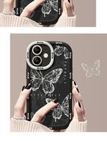 Coque de téléphone créative pour Apple 16 Puff, nouveau design papillon pleine écran, vente en gros, plusieurs articles