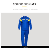 Ensemble de vêtements de travail antistatiques de sécurité professionnelle vestes de vêtements de travail personnalisées pantalons avec uniformes d'atelier réfléchissants