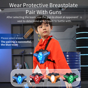 Pistolet de tir au laser infrarouge FiveStar en plastique ABS, jouet électronique pour les enfants de 5 ans et plus, <span class=keywords><strong>jeu</strong></span> d'équipe en intérieur/extérieur, certifié EN71, Laser Versus - Product Image 4