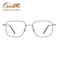 Gafas de Marca Kacamata, Lentes Personalizadas con Logotipo, Gafas Negras, Monturas Ópticas de Titanio de Diseño