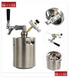 Mini <span class=keywords><strong>fût</strong></span> en acier inoxydable 304 Mini baril <span class=keywords><strong>5L</strong></span> <span class=keywords><strong>Fût</strong></span> à <span class=keywords><strong>bière</strong></span> mince - Product Image 1