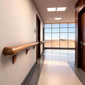 Rampe murale en PVC robuste pour couloir d'hôpital, garde-corps médical anti-choc pour bâtiments commerciaux - Product Image 6