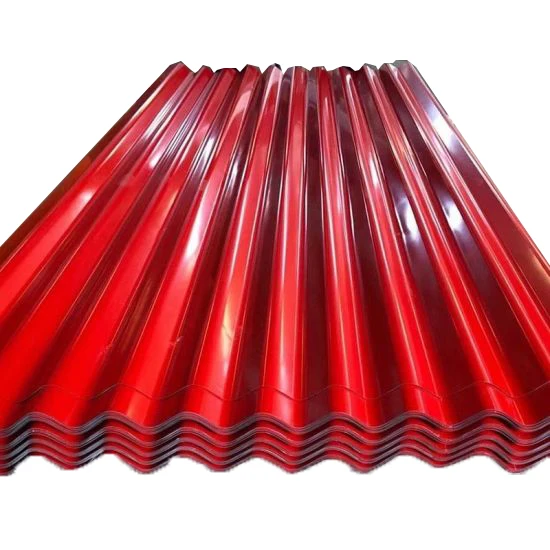 Оцинкованный Гофрированный стальной кровельный лист с цинковым покрытием оцинкованная кровельная пластина 22 калибра Гофрированный стальной кровельный лист