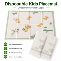 Napperons jetables personnalisés et emballés pour enfants, 40 cm de large, qualité alimentaire, antidérapants, directement de l'usine CN ZHE