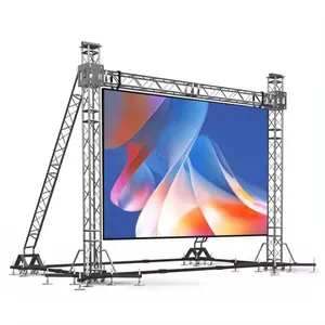 Pannello esterno in fibra di carbonio 500x500mm P2.9 LED Display per Media Advertising sale espositive e Display di benvenuto noleggio