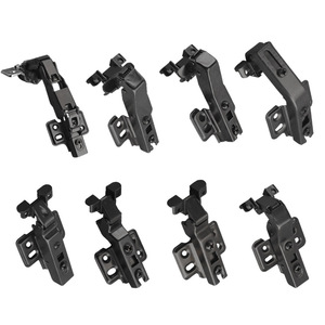 Charnières de porte en aluminium, coudées à 30, 45, 90, 165 degrés, pour portes de vitrine en verre, charnières de meubles - Product Image 3