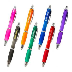 Stylo publicitaire personnalisé avec logo d'entreprise imprimé sur le corps du stylo, fabrication sur mesure - Product Image 1