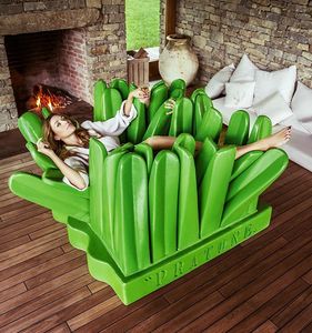 איטלקי נטו דשא אדום סלון כיסא פנאי ספה פרטון אמנות סלון קישוט הבית - Product Image 5