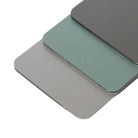 Revestimiento de Pared Exterior Color Negro/Gris Oscuro Plateado, Paneles Compuestos de Aluminio ACP/ACM, Paneles de Pared Impermeables y Tableros de Pared