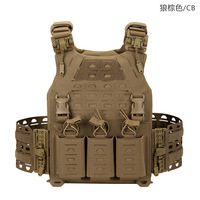 Gilet Tactique Personnalisé Porte-Plaques 2.0 Molle en Nylon 500D Léger Réglable pour Entraînement Extérieur Imperméable Anti-Coupure