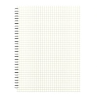 Carnet à spirale avec couverture en PP, ligné, bloc-notes vierge, A4, A5, B5, journal pour étudiants et bureau
