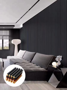 <span class=keywords><strong>Panel</strong></span> de Pared de WPC de Estilo Industrial para Decoración de Fondo de TV, Ignífugo con 5 Años de Garantía para Paneles y Tableros de Pared de Hotel y Gimnasio - Product Image 5