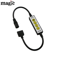 5V 30W 12V 72W 24 144W RF mini taille RGB CCT RGBW couleur unique led gradateur à distance contrôleur