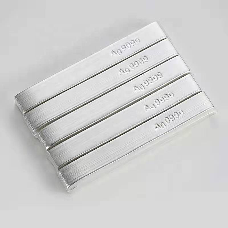 99.99% min Ag銀スパッタリングターゲットインゴット/金属価格