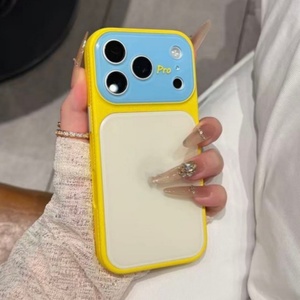เคสโทรศัพท์ IMD ลายเรนโบว์โดปา พร้อมเลนส์กล้องแก้วนีออนสีสันสดใส ป้องกันสำหรับฤดูร้อน สำหรับ iPhone 14 15 16 17 pro max - Product Image 3