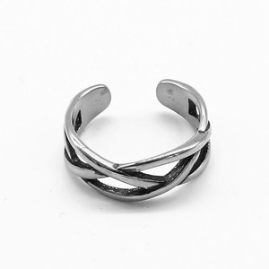 yunnique Open Geometric <b>Ring</b> 316 Stainless Steel Simple Design for Men and Women Jewelry Gift - Product Image 1