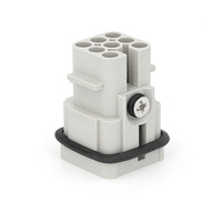 Connecteur robuste 10A HD-007, 7 broches, à sertir, mâle/femelle, pour automobile, boîtier PC, IP65